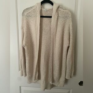 aerie cardigan with hood